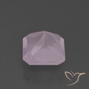 Rose Quartz Gemstone in 9 x 9 mm (calibrated) Size for Sale, Rose Quartz Stone in Light Cherry Pink Color