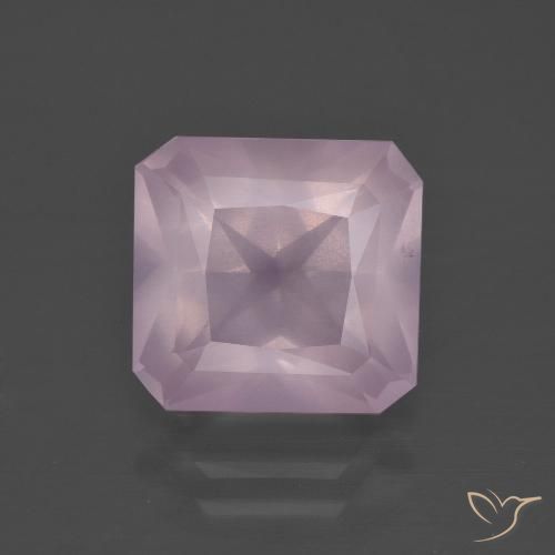 5,04 ct octagonschliff Rosenquarz aus Südafrika, Größe: 10,7 x 10,2mm, Reinheit: Transparent, Garantiert echter Edelstein, 1 Stück Rosenquarz in Kaugummi Rosa Farbe, Mohs-Härte von 7 Geeignet für den täglichen Gebrauch im Schmuck, Photo A