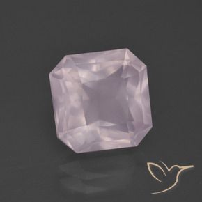 4.75 ct Pink Rose Quartz Stone, Natural Rose Quartz in Octagon / Scissor Cut Shape for Sale