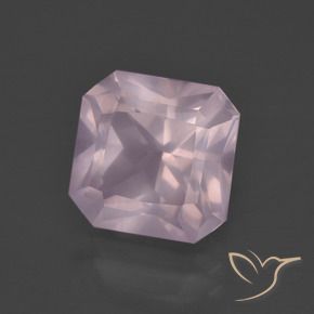 5.40 ct Pink Rose Quartz Stone, Natural Rose Quartz in Octagon / Scissor Cut Shape for Sale