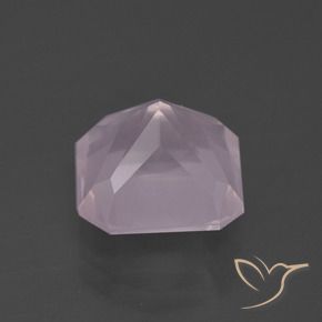 Rose Quartz Gemstone in 10.6 x 10.5 mm Size for Sale, Rose Quartz Stone in Light Pink Color