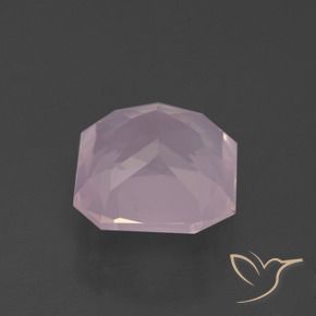 Rose Quartz Gemstone in 11 x 11 mm (calibrated) Size for Sale, Rose Quartz Stone in Bubblegum Pink Color