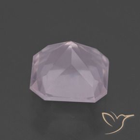 Rose Quartz Gemstone in 10.7 x 10.3 mm Size for Sale, Rose Quartz Stone in Light Rose Pink Color