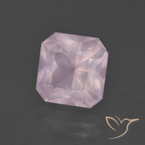 4.73 ct Pink Rose Quartz Stone, Natural Rose Quartz in Octagon / Scissor Cut Shape for Sale