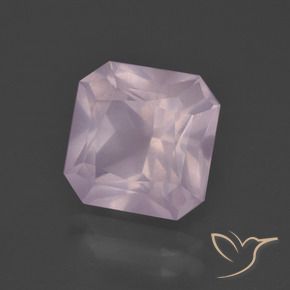 5.50 ct Pink Rose Quartz Stone, Natural Rose Quartz in Octagon / Scissor Cut Shape for Sale