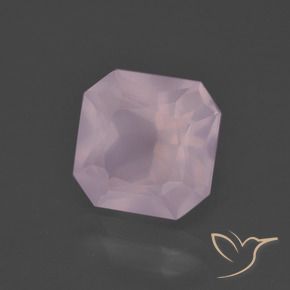 4.32 ct Pink Rose Quartz Stone, Natural Rose Quartz in Octagon / Scissor Cut Shape for Sale