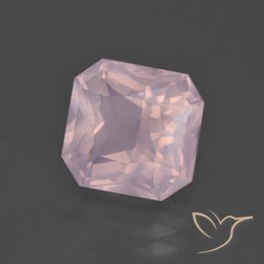 5.31 ct Pink Rose Quartz Stone, Natural Rose Quartz in Octagon / Scissor Cut Shape for Sale