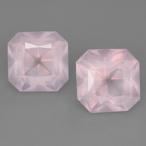Bubblegum Pink Rose Quartz Gem - 3ct Octagon / Scissor Cut (ID: 400846)