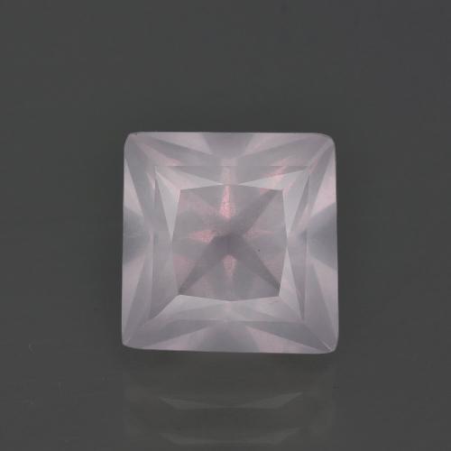 Rosado muy claro Cuarzo Rosa Gema - 3ct Corte Princesa (ID: 400858)