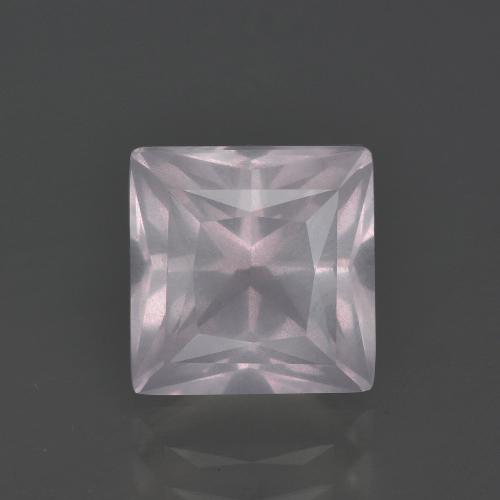 Rosado muy claro Cuarzo Rosa Gema - 3.4ct Corte Princesa (ID: 400859)