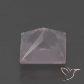 Rose Quartz Gemstone in 9.5 x 9 mm Size for Sale, Rose Quartz Stone in Light Pink Color