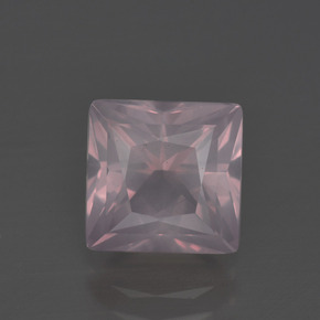 3.1ct Princess-Cut Pink Rose Quartz for sale thumb image of 3.1ct Princess-Cut Pink Rose Quartz (ID: 400861)