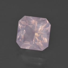 3.47 ct Pink Rose Quartz Stone, Natural Rose Quartz in Octagon / Scissor Cut Shape for Sale