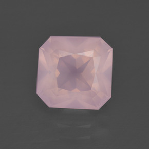 3.37 ct Pink Rose Quartz Gemstone, Rose Quartz Gem in Octagon / Scissor Cut Shape for Sale.
