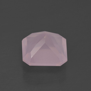 Rose Quartz Gemstone in 9.4 x 9.1 mm Size for Sale, Rose Quartz Stone in Medium Rose Pink Color