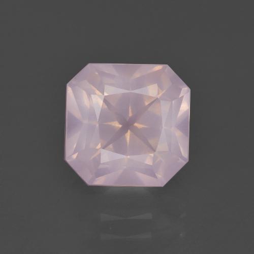 Светло-розовый разных оттенков Розовый Кварц Камень - 3.2ct Огранка Октагон / Ножницы (ID: 400974)
