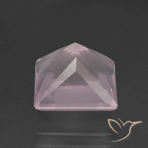 Rose Quartz Gemstone in 9.5 x 9.5 mm Size for Sale, Rose Quartz Stone in Light Rose Pink Color