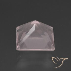 Rose Quartz Gemstone in 10 x 10 mm (calibrated) Size for Sale, Rose Quartz Stone in Very Light Pink Color