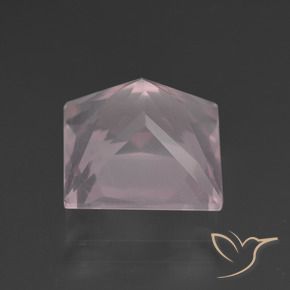 Rose Quartz Gemstone in 10.5 x 10.5 mm Size for Sale, Rose Quartz Stone in Very Light Pink Color