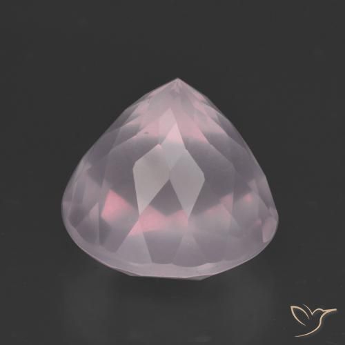 Rose Quartz Gemstone in 11 mm (calibrated) Size for Sale, Rose Quartz Stone in Very Light Pink Color