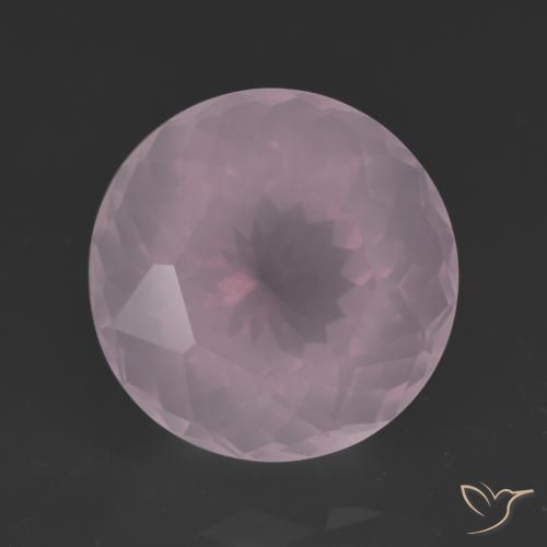9.32ct Natural Bubblegum Pink Rose Quartz, Round, Transparent