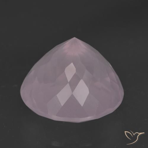 Rose Quartz Gemstone in 14 mm (calibrated) Size for Sale, Rose Quartz Stone in Bubblegum Pink Color