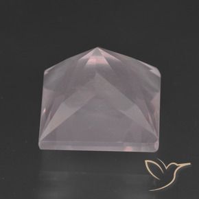 Rose Quartz Gemstone in 11 x 11 mm (calibrated) Size for Sale, Rose Quartz Stone in Light Pink Color