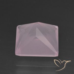 Rose Quartz Gemstone in 10 x 10 mm (calibrated) Size for Sale, Rose Quartz Stone in Light Pink Color