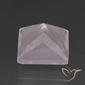 Rose Quartz Gemstone in 11 x 11 mm (calibrated) Size for Sale, Rose Quartz Stone in Light Pink Color