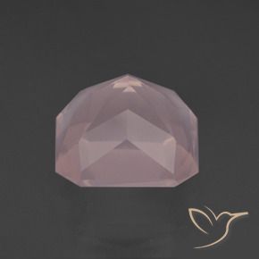 Rose Quartz Gemstone in 13 x 13 mm (calibrated) Size for Sale, Rose Quartz Stone in Light Pink Color