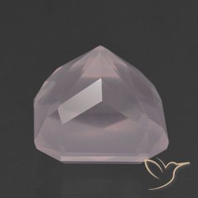 Rose Quartz Gemstone in 12 x 12 mm (calibrated) Size for Sale, Rose Quartz Stone in Light Pink Color