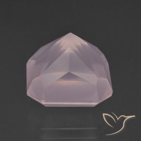 Rose Quartz Gemstone in 12.5 x 12.5 mm Size for Sale, Rose Quartz Stone in Light Rose Pink Color