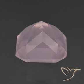 Rose Quartz Gemstone in 13 x 13 mm (calibrated) Size for Sale, Rose Quartz Stone in Rose Pink Color