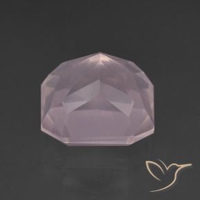 Rose Quartz Gemstone in 12 x 12 mm (calibrated) Size for Sale, Rose Quartz Stone in Light Pink Color
