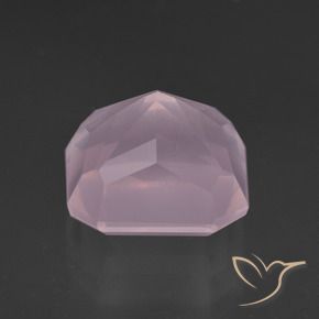 Rose Quartz Gemstone in 12 x 12 mm (calibrated) Size for Sale, Rose Quartz Stone in Bubblegum Pink Color