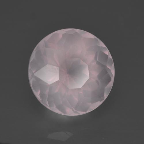 3.10 ct Pink Rose Quartz Stone, Natural Rose Quartz in Round Petal Cut Shape for Sale