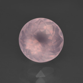 4.30 ct Pink Rose Quartz Stone, Natural Rose Quartz in Round Petal Cut Shape for Sale