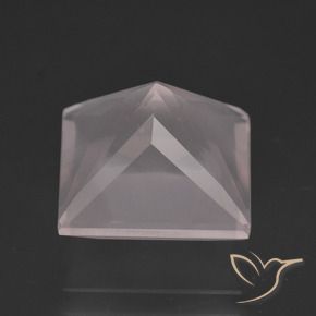 Rose Quartz Gemstone in 11 x 11 mm (calibrated) Size for Sale, Rose Quartz Stone in Light Pink Color