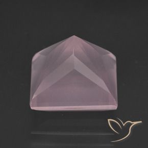 Rose Quartz Gemstone in 11 x 11 mm (calibrated) Size for Sale, Rose Quartz Stone in Medium Rose Pink Color