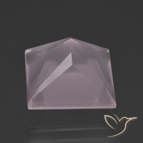 Rose Quartz Gemstone in 12 x 12 mm (calibrated) Size for Sale, Rose Quartz Stone in Light Rose Pink Color
