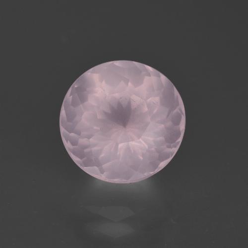 Bubblegum Pink Quarzo rosa Gem - 4.7ct Taglio a petalo rotondo (ID: 414736)