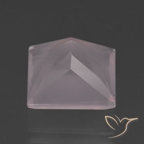 Rose Quartz Gemstone in 12 x 12 mm (calibrated) Size for Sale, Rose Quartz Stone in Light Rose Pink Color
