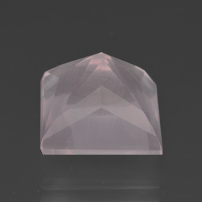 Rose Quartz Gemstone in 11.6 x 11.4 mm Size for Sale, Rose Quartz Stone in Light Pink Color