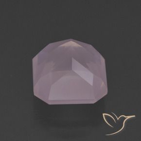 Rose Quartz Gemstone in 10.6 x 10.4 mm Size for Sale, Rose Quartz Stone in Light Pink Color