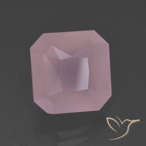 6.36 ct Pink Rose Quartz Stone, Natural Rose Quartz in Octagon / Scissor Cut Shape for Sale
