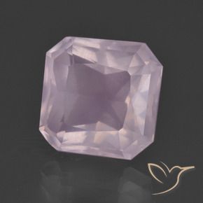 6.62 ct Pink Rose Quartz Stone, Natural Rose Quartz in Octagon / Scissor Cut Shape for Sale