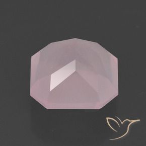 Rose Quartz Gemstone in 11 x 11 mm (calibrated) Size for Sale, Rose Quartz Stone in Light Rose Pink Color