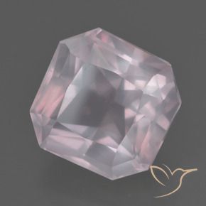 7.83 ct Pink Rose Quartz Stone, Natural Rose Quartz in Octagon / Scissor Cut Shape for Sale