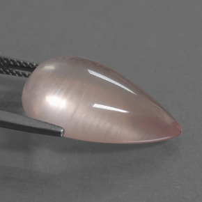 Rose Quartz Gemstone in 20.8 x 13.8 mm Size for Sale, Rose Quartz Stone in Pink Tone Color