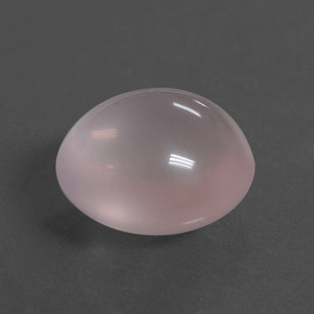 12.21 ct Pink Rose Quartz Stone, Natural Rose Quartz in Oval Cabochon Shape for Sale